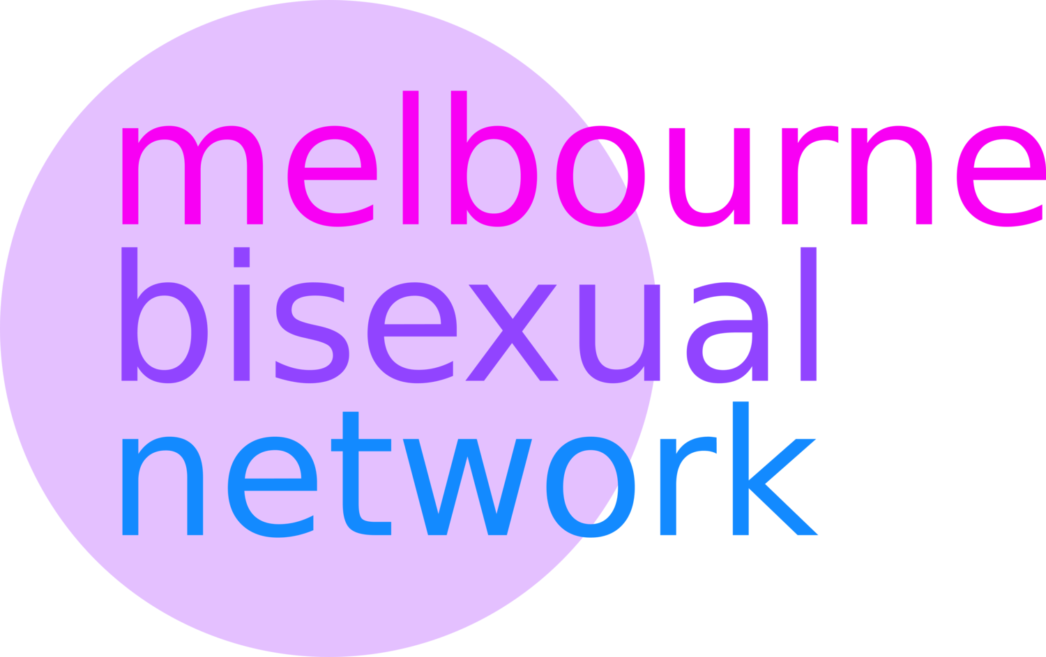 Melbourne Bisexual Group Logo
