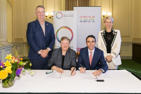Signing of partnership with IBM