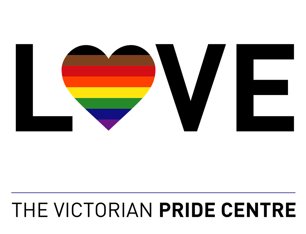 The word Love - with the O in the shape of a heart, coloured in pride colours.