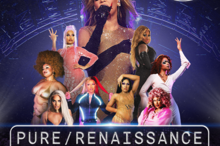 Pure/Renaissance poster at Pride of our Footscray with the date, 9th June displayed