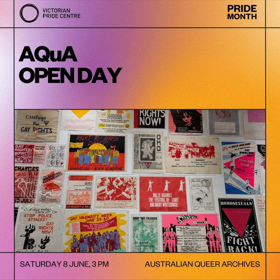 AQuA Open Day poster with date, time and location of the event