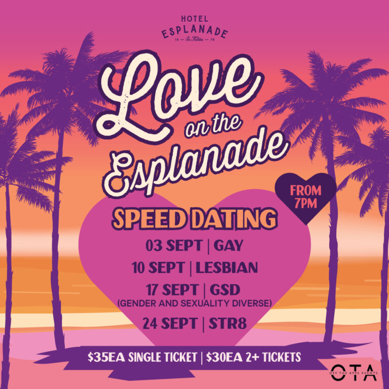 Love on the Esplanade poster with date, time, prices and location