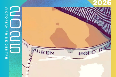 VPC "SUMMA" Poster: "The Pearl Prize 2025" with an animation of a person wearing ralph lauren polo pants, torso isn't displayed. The image has a grainy filter and overlays the VPC SUMMA branding