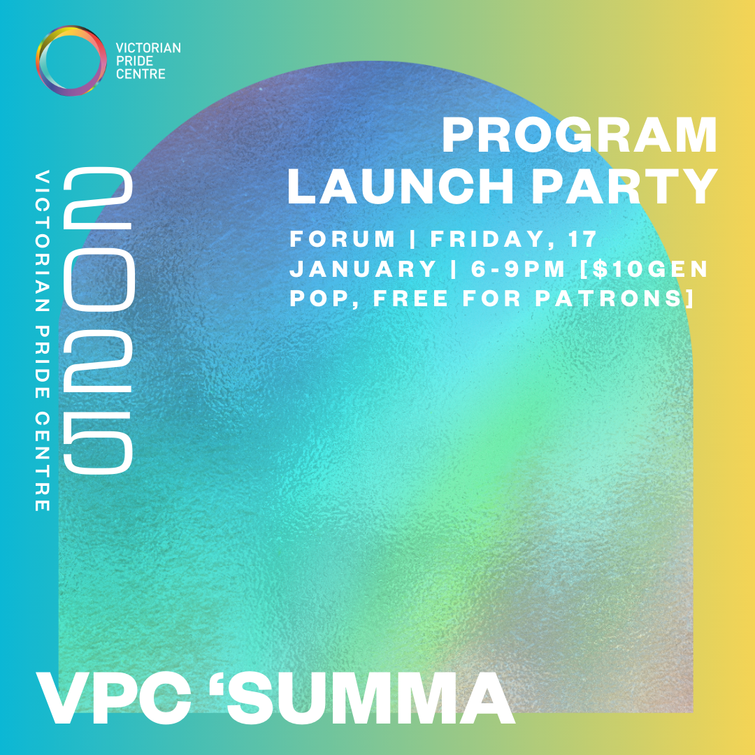 VPC "SUMMA" Poster: Program Launch Party with dates, times, prices and location details overlayed onto VPC Branding