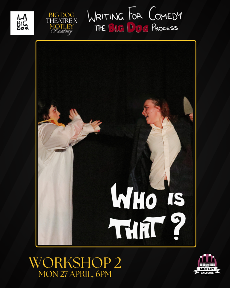 A person in an egg costume and another person dressed as a rat who holds a knife, they are in a fight. Title reads 'who is that?'